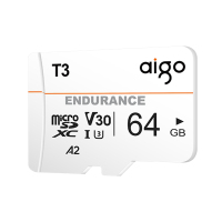 爱国者（aigo）T3手机内存卡64G TF卡行车记录仪高速储存卡监控摄像头内存专用Micro sd卡