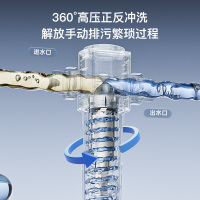 志高7T/h大流量前置过滤器家用反冲洗自来水全屋中央净水器Q16自行安装