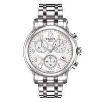 天梭 TISSOT 韵驰系列石英女表皮带指针女士手表女腕表计时皮革手表女腕表T050.217.11.112.00