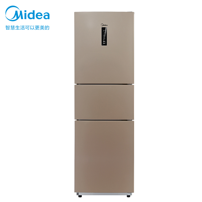美的(Midea) 230升家用三门冰箱风冷无霜电脑控温宽幅变温中门可调BCD-230WTM(E)