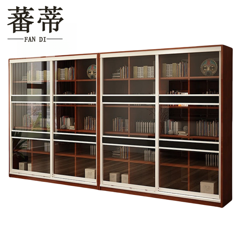 蕃蒂书柜3.2米台高清大图