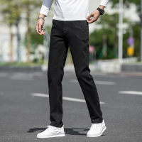 吉普战车(JIPUZHANCHE)2021年秋冬新款男士牛仔裤男棉弹直筒柔软舒适透气时尚男士休闲牛仔裤男长裤子