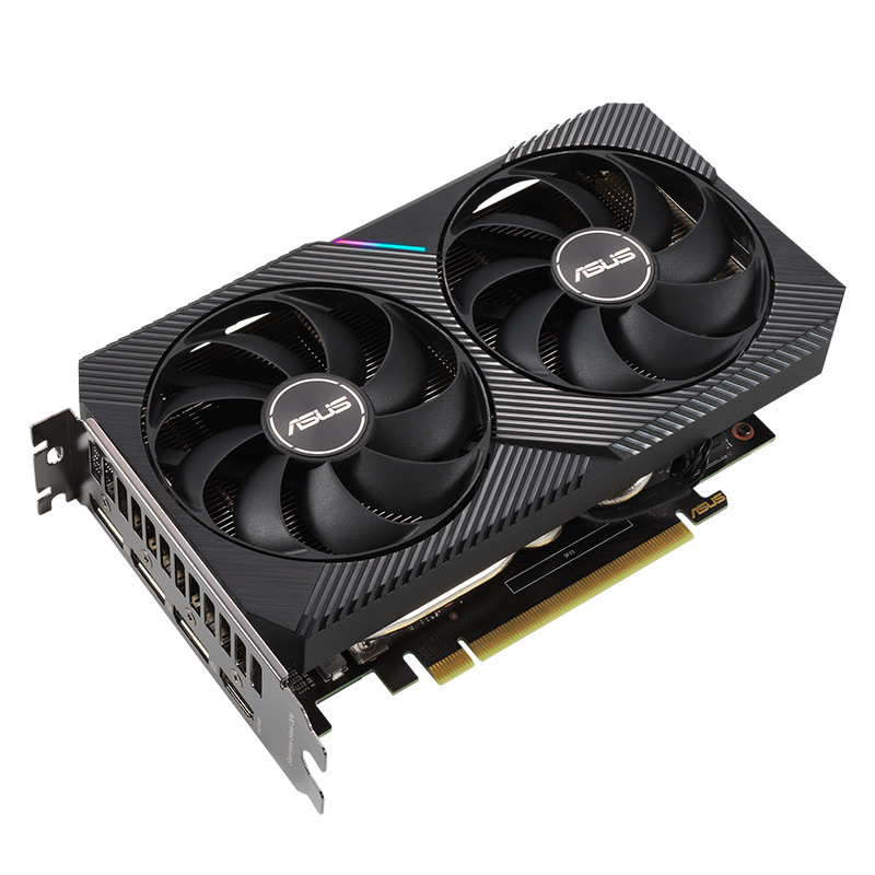 华硕(ASUS) DUAL-RTX3060-O12G-V2双扇 显卡 电竞游戏专业独立显卡