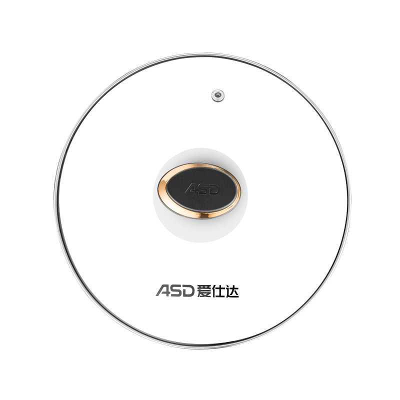 爱仕达(ASD)304不锈钢小金圈大汤锅24cm 家用加厚复底煮焖热奶锅清汤小火锅 燃气电磁炉通用锅具TS24B3WG高清大图