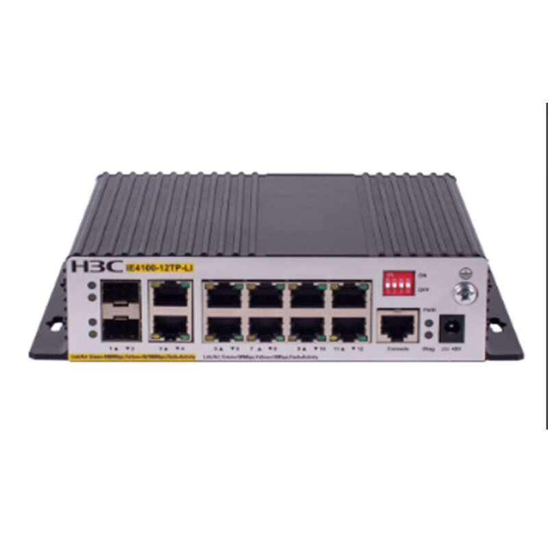 新华三(H3C)IE4100-12TP-LI 系列千兆企业级无管理工业以太网交换机 8FE+2GE+2SFP