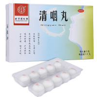 同仁堂 清咽丸 6g*10丸 清热利咽咽喉肿痛声音嘶哑口舌干燥肺胃热 丸剂
