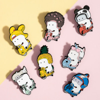 名创优品(miniso) 萌力星球TUTU车系列盲盒徽章衣物服饰帽子创意玩偶装饰