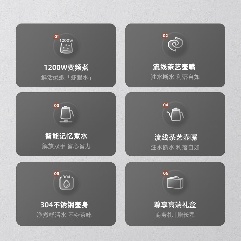 小熊(Bear)电热水壶自动上水电茶壶烧水壶办公会客煮茶 送礼QYCL-DA002高清大图