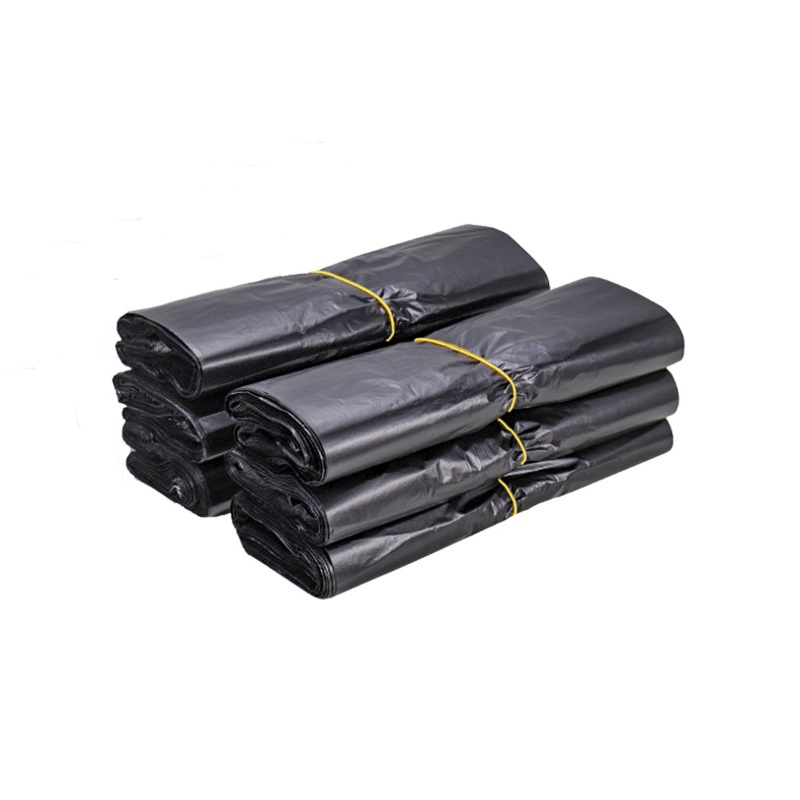 居尚 垃圾袋黑色60*80加厚4丝 背心式50只高清大图