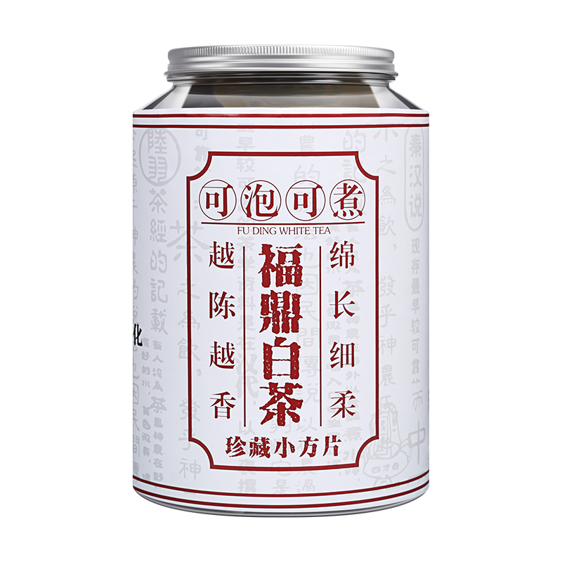 枣香10年珍藏福鼎白茶寿眉老白茶方片贡眉茶叶小方片礼盒装500g高清大图
