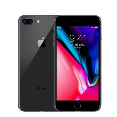 苹果Apple iPhone 8 Plus 64G 移动4G联通4G智能手机 港版 太空灰