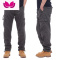 七斓工装裤男宽松高腰大码休闲裤束脚战术裤劳保耐磨长裤潮