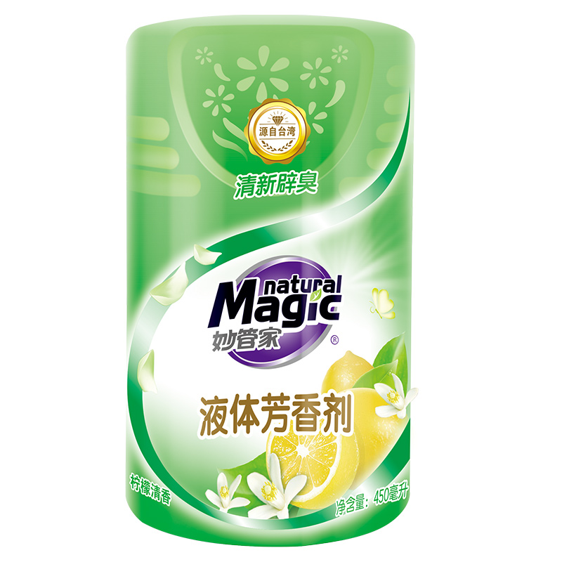 妙管家 (MAGIC AMAH)液体芳香剂柠檬清香 450ml/瓶[纳爱斯]
