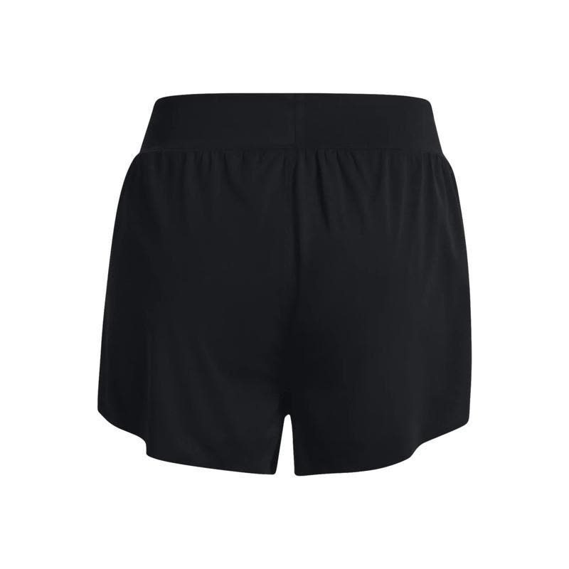 Under Armour安德玛运动短裤女速干透气防泼水排汗黑色亮色标志图片