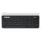 罗技(Logitech)K780 多设备 无线蓝牙键盘 蓝牙 优联USB 使用2节AAA电池 黑色