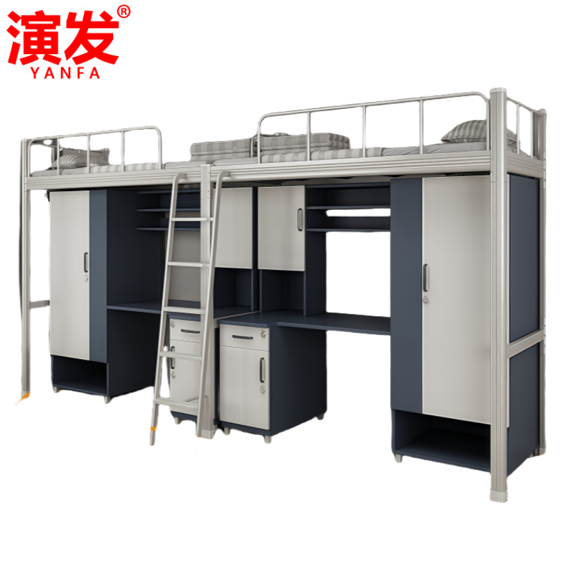 演发 双人床步梯款 张高清大图