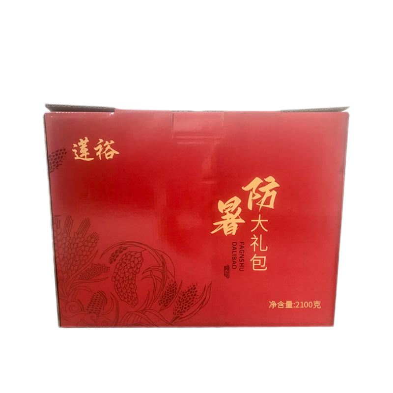 莲裕菊花茶绿豆冰糖枸杞红枣杂粮套装 2100克套高清大图