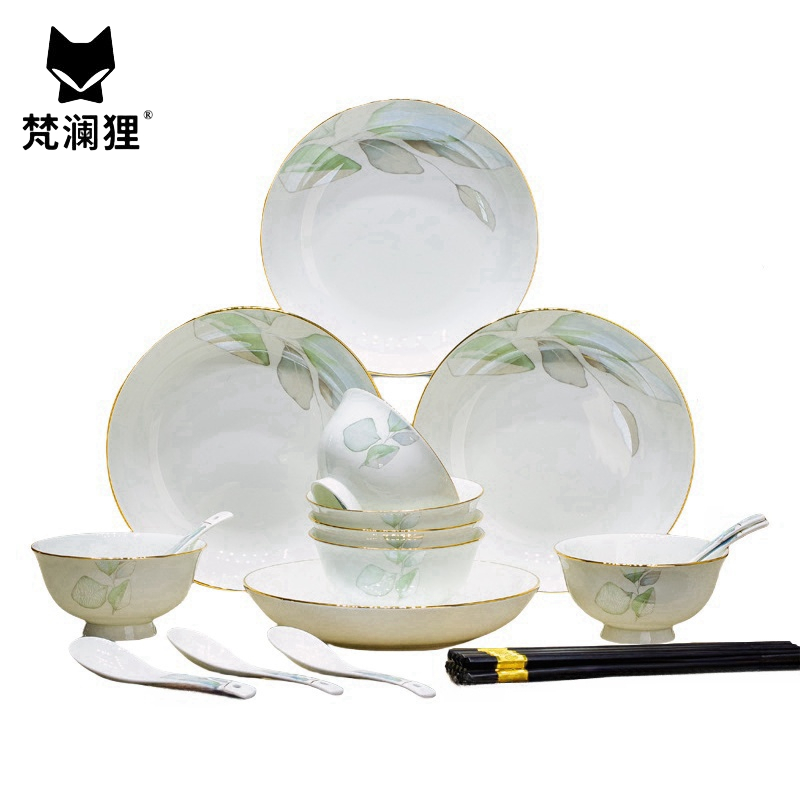 梵澜狸餐具22件 套 春之意