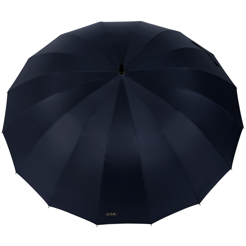 天堂直杆长柄直柄16骨黑胶防晒遮阳伞自动双人男 伞