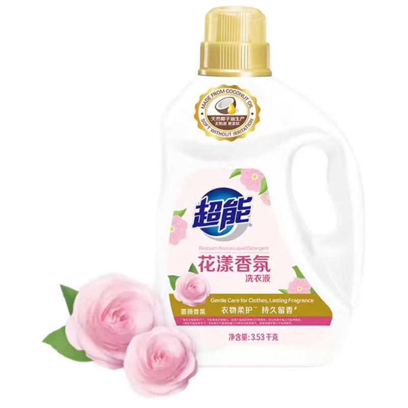 超能 花漾香氛洗衣液 3.53kg高清大图