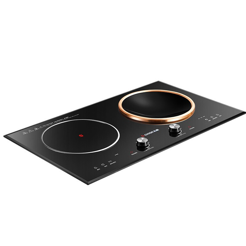 志高(chigo) 嵌入式电磁炉双灶家用电灶台式电陶炉双头镶嵌式电磁灶一