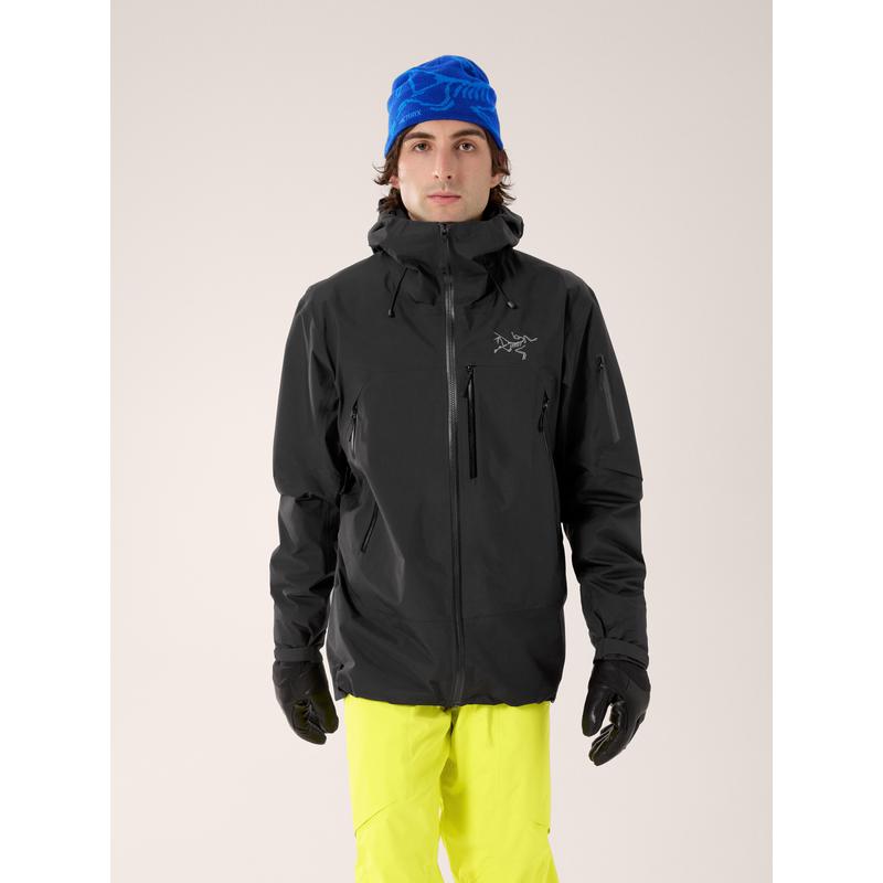 ARC‘TERYX/始祖鸟防风防水透气轻量男士冲锋衣GORETEX PRO三层面 M Black