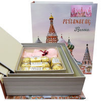 费列罗榛果威化巧克力T3颗*4条七夕情人节礼盒装 三层盲盒费列罗T3颗*4条