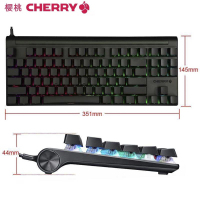 樱桃（CHERRY）旗舰店 MX Board 8.0 电竞游戏RGB 背光机械键盘87键 背光游戏机械键盘黑色黑轴