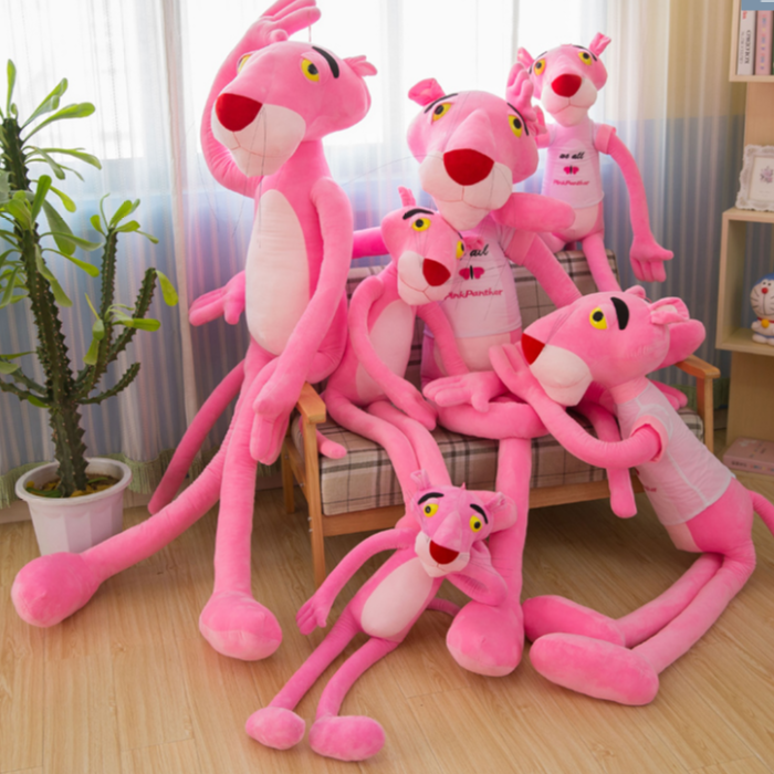 可爱粉红豹公仔达浪毛具超大号抱枕儿童生日礼物送女友闺蜜