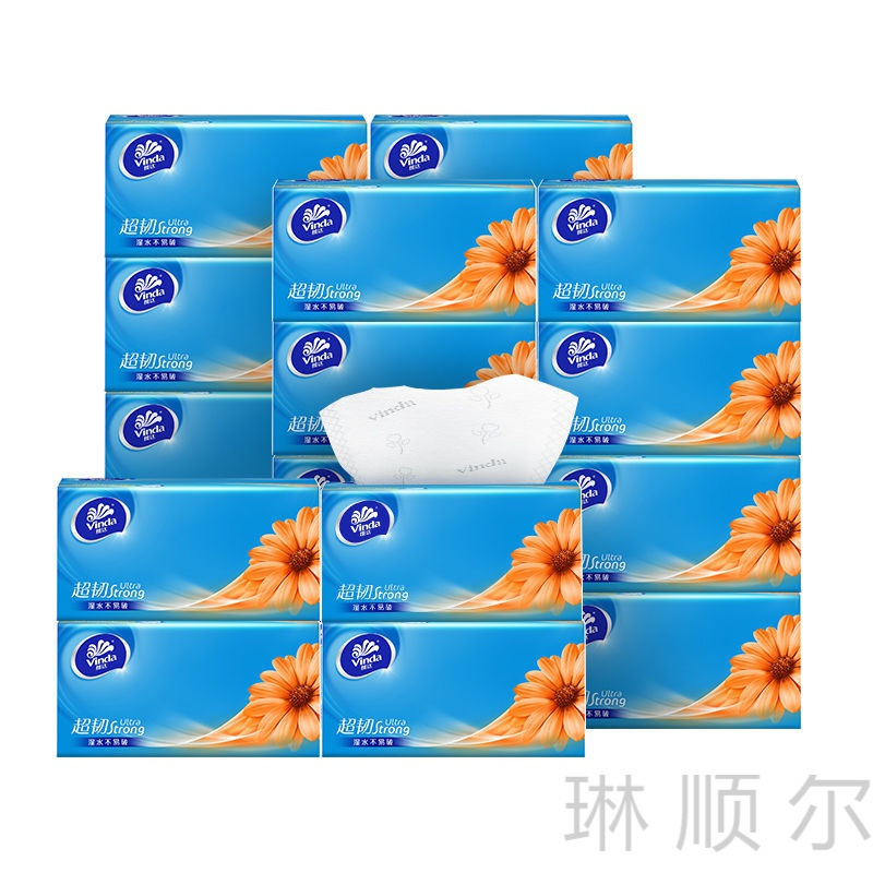 维达(Vinda)卫生纸婴儿可用 3层*110抽*27包