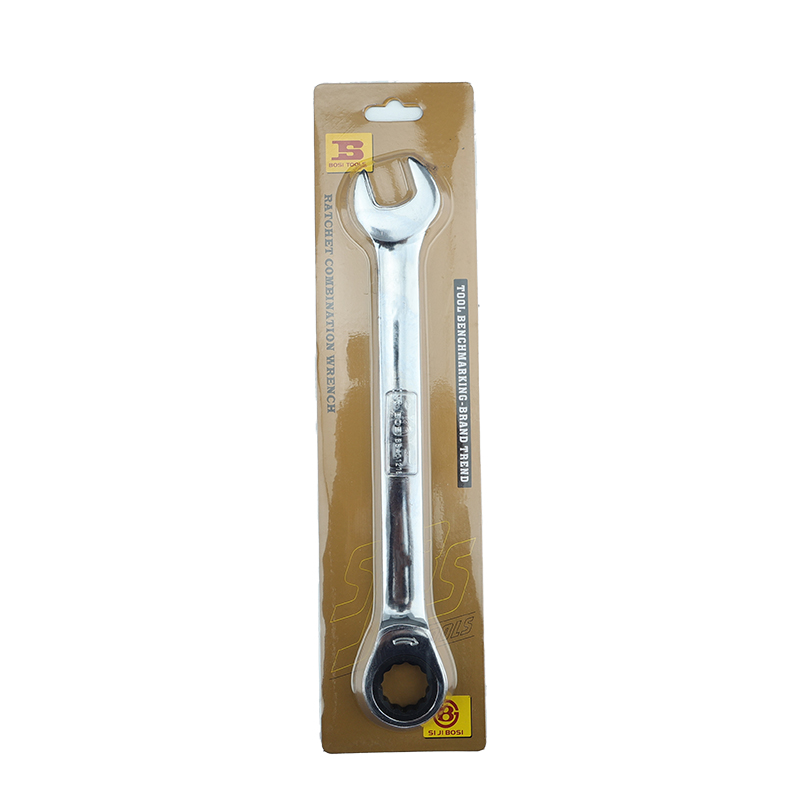 波斯(BOSI)精品棘轮两用扳手(10mm)把高清大图
