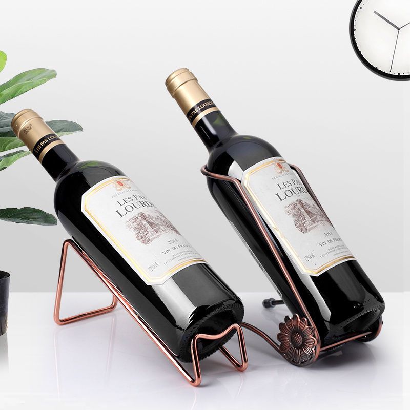 工匠时光家用红酒架摆件酒柜红酒架葡萄酒装饰酒瓶架子欧式酒架装饰品