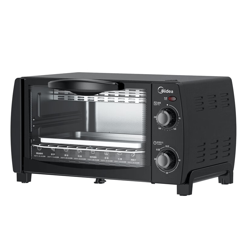 美的(Midea) 双层电烤烧烤烘培箱10升迷你家用多功能 PT1012高清大图
