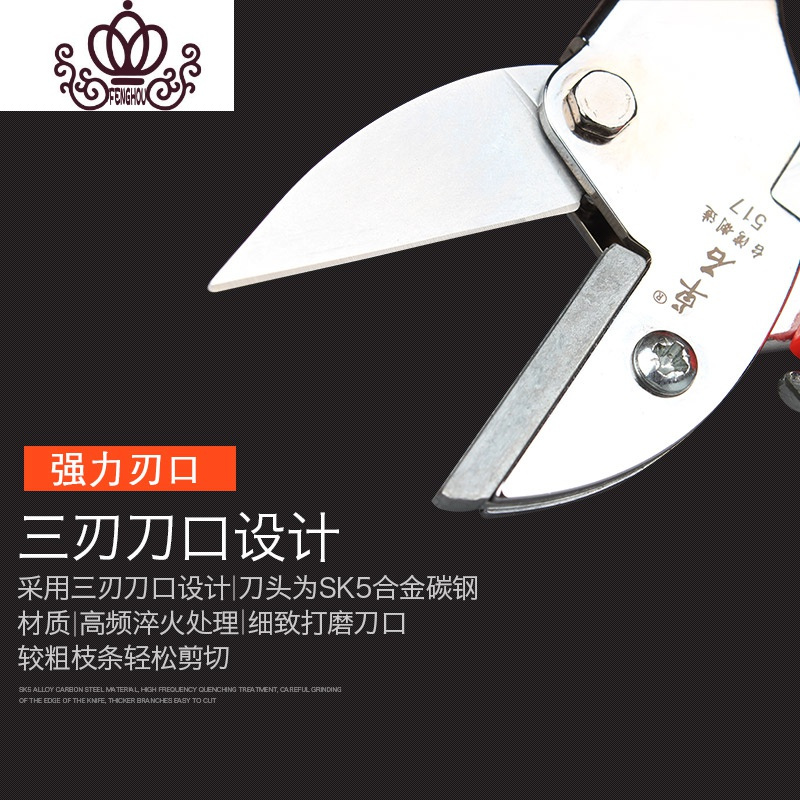 封后园艺剪刀修树枝果树剪花剪园林园艺工具剪刀粗枝修花高枝剪子家用