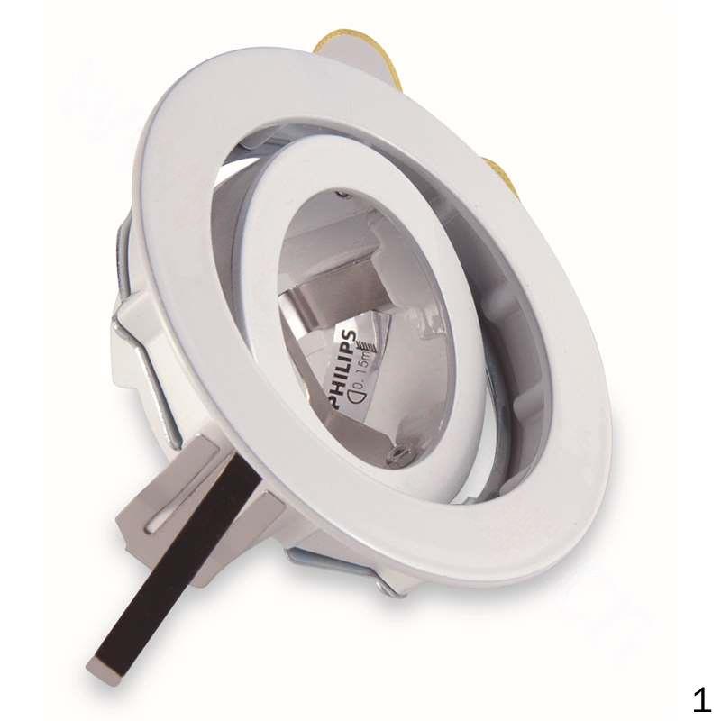 飞利浦 PHILIPS QBS050-3 WH 飞利浦QBS050-3星光筒灯(白色) 1套
