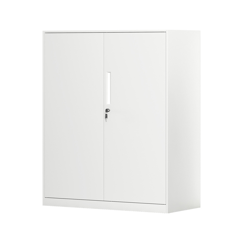 臻远 ZY-WJGC-79 文件柜窄边矮柜拆装档案柜落地书柜 760铁门白色