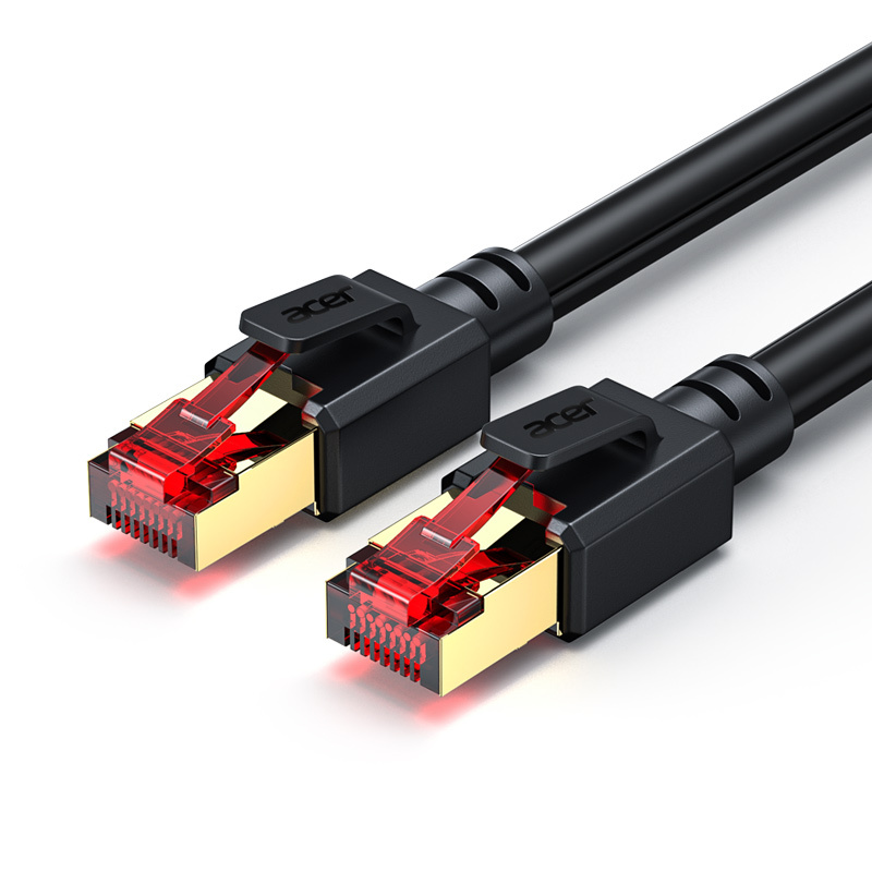 宏碁八类网线cat8万兆家用7七类电竞游戏光纤电脑路由器连接线05米