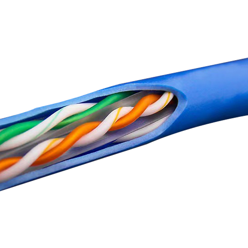 匠本色ZK-JBSWX007六类无氧铜0.57非屏蔽305米网线(计价单位:米)蓝色高清大图