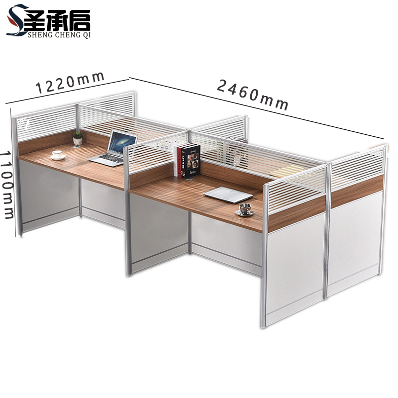 圣承启 屏风办公桌 四位张高清大图