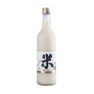 米久牌米酒桂花米酒甜酒低度酒糯米酒 自然发酵糯米酒 桂花酒男女士酒甜米酒桂花甜米酒700ml每瓶