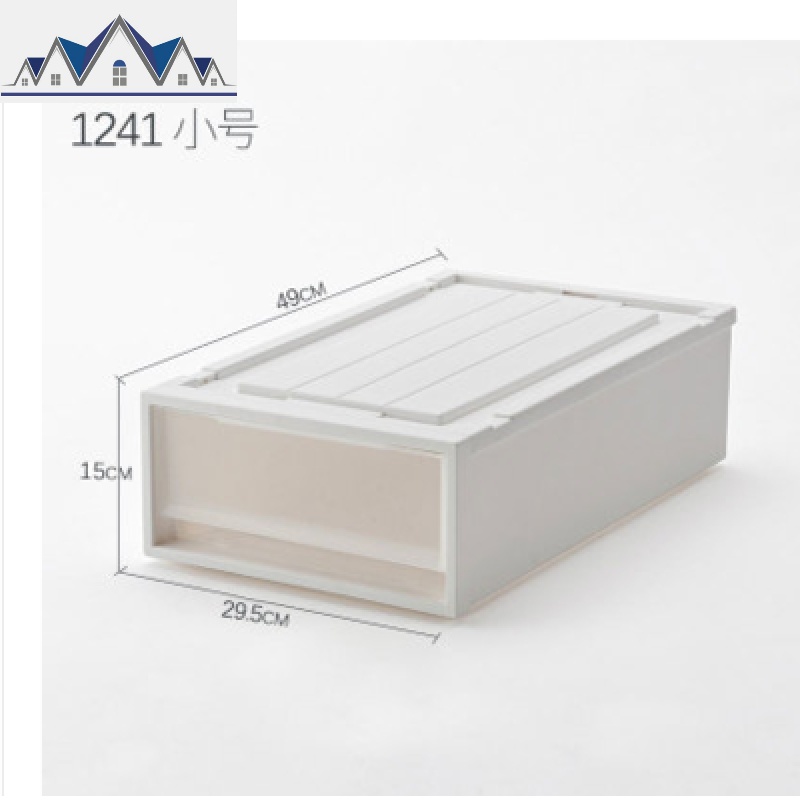 日式衣柜收纳盒收纳箱抽屉式塑料储物箱超大号衣物内衣玩具整理箱 三维工匠高清大图