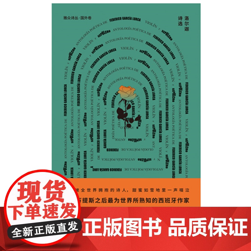 提琴与坟墓:洛尔迦诗选 西班牙诗人 外国经典文学诗歌类书籍高清大图