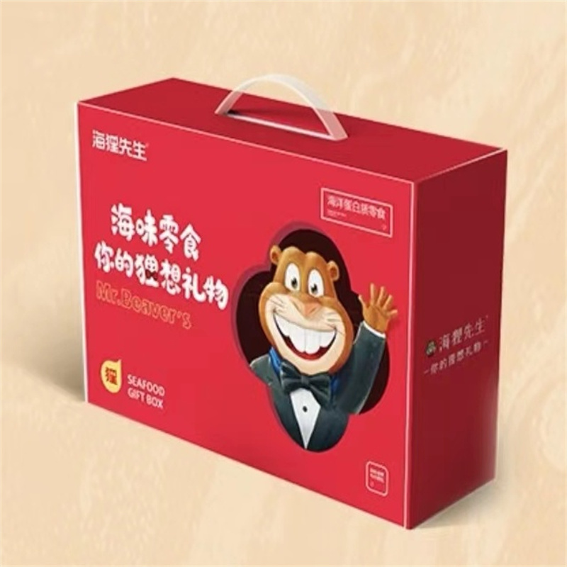 海狸先生海味休闲零食礼盒JL-s4(1357g)高蛋白 低脂肪