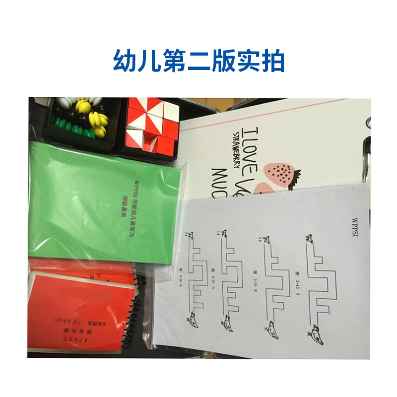尚智慧童SZHT-WPPSI 韦氏幼儿智力第二版测评量表工具箱早教教具高清大图