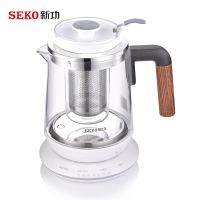 Seko/新功N25办公室养生壶家用多功能加厚全玻璃一体烧水壶电水壶