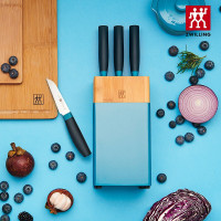 德国双立人(ZWILLING)nows 蓝莓色刀具24cm不粘锅煎锅家用炒菜锅平底牛排锅煎炒锅少油烟电磁炉燃气灶通用