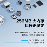 新华三(H3C)B6 WiFi6双核无线家用穿墙智能分频双千兆高速路由游戏加速路由器