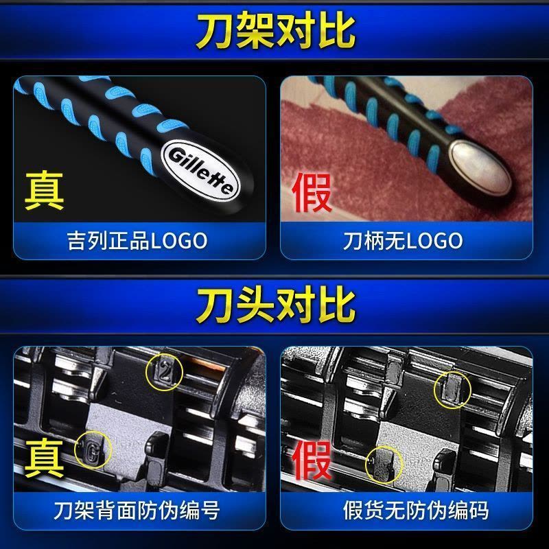 吉列威锋3手动剃须刀锋速刀头吉利剃须刀老式刮胡刀刀架3层刀片6刀头1刀架图片