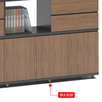 办公家具木质书柜组合 简约资料档案柜展示柜 板式文件储物柜