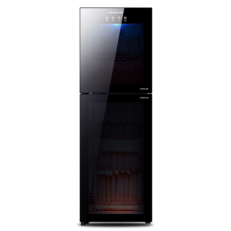 凡萨帝(fasato)ZTP-198家用消毒柜立式碗筷餐具消毒柜 130L商用大容量厨房食堂餐厅保洁柜商用柜二星消毒